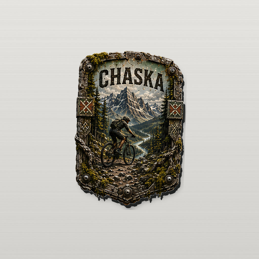 Chaska Trail Relics Contour Magnet — primary product mockup
