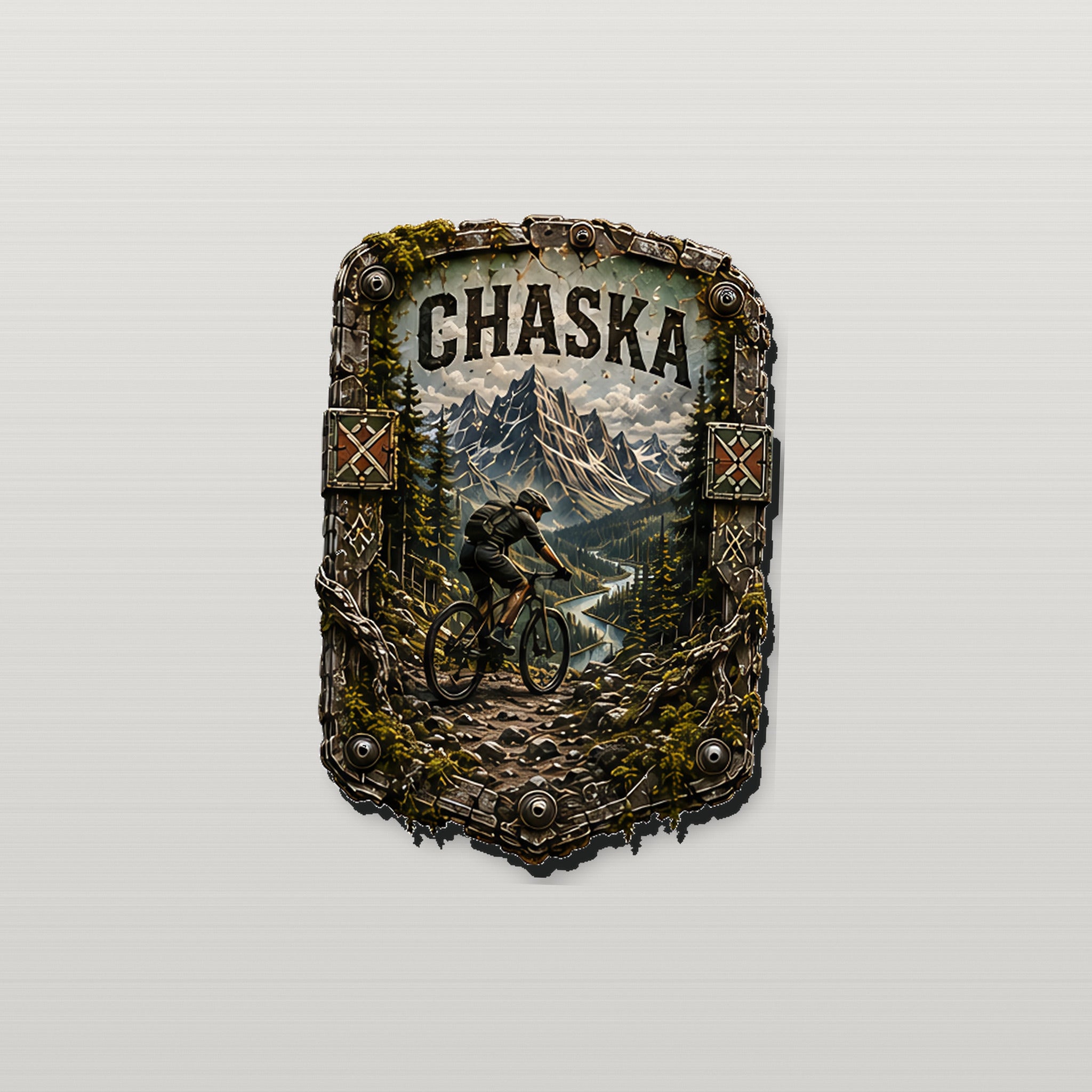 Chaska Trail Relics Contour Magnet — primary product mockup