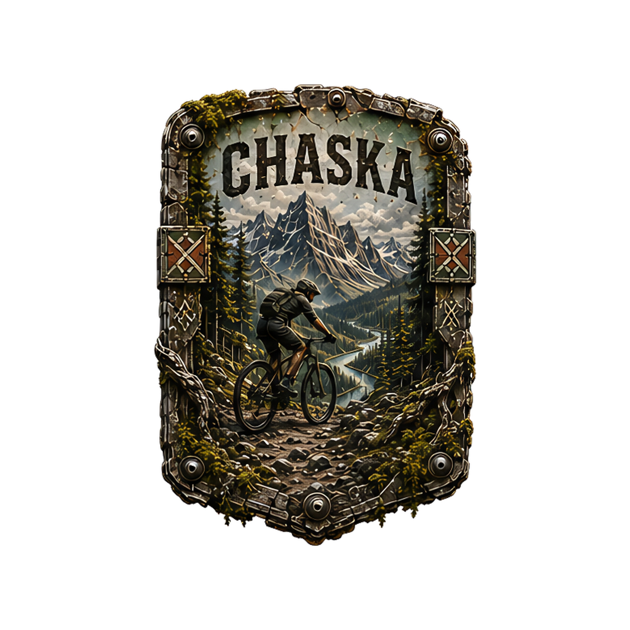 Chaska Trail Relics Contour Magnet — artwork-only detail