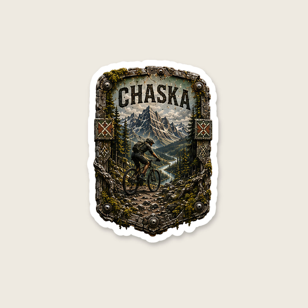 Chaska Trail Relics Matte Die-Cut Sticker — secondary / placement view