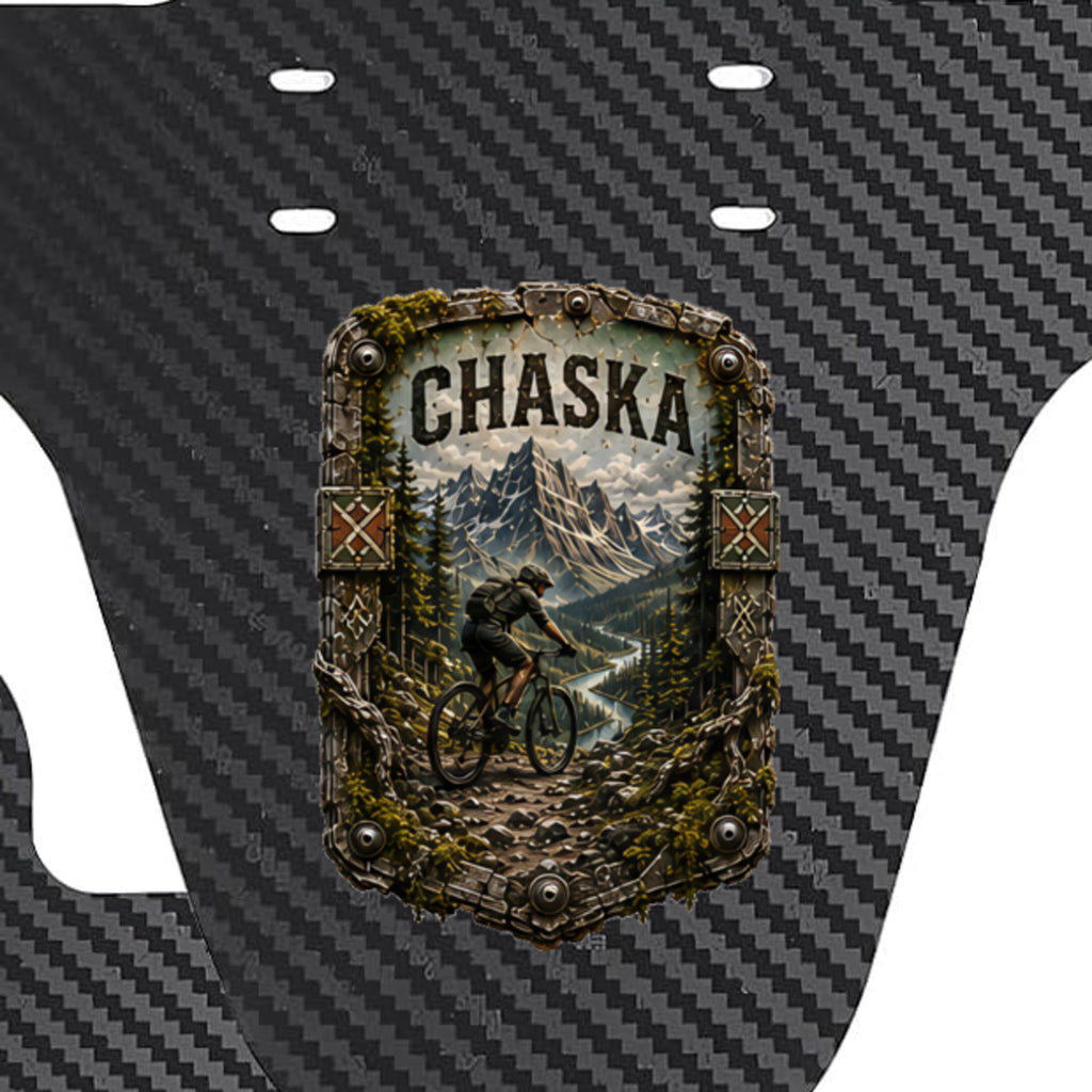 Chaska Trail Relics Mountain Bike Mudguard — secondary / placement view