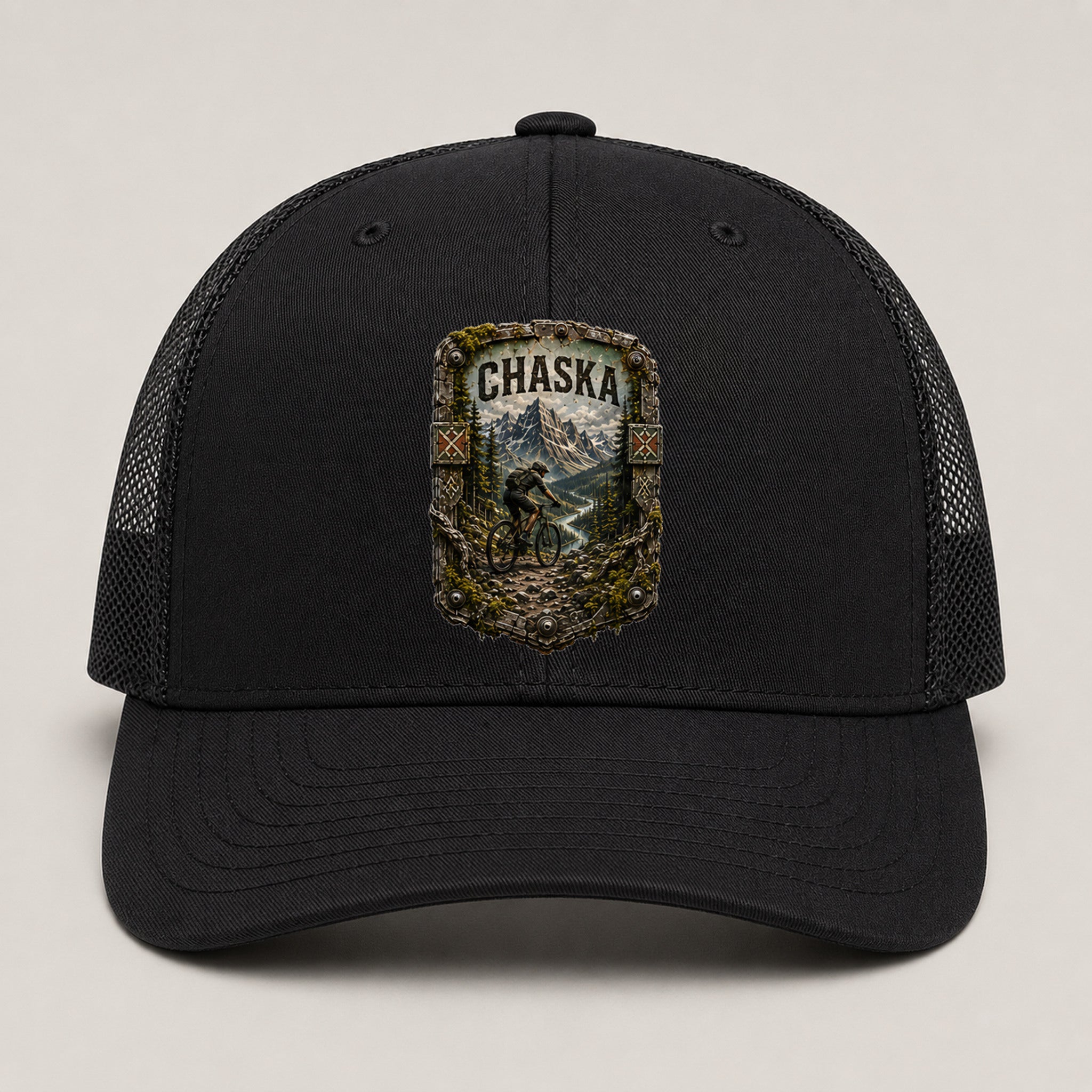 Chaska Trail Relics Mid-Pro Curved-Brim Cap — primary product mockup