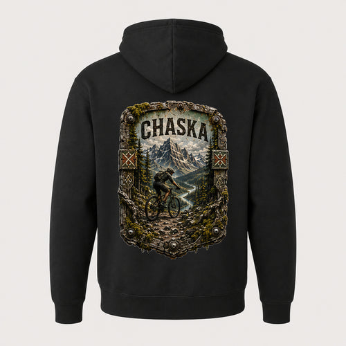 Chaska Trail Relics Pullover Hoodie — back mockup / hero