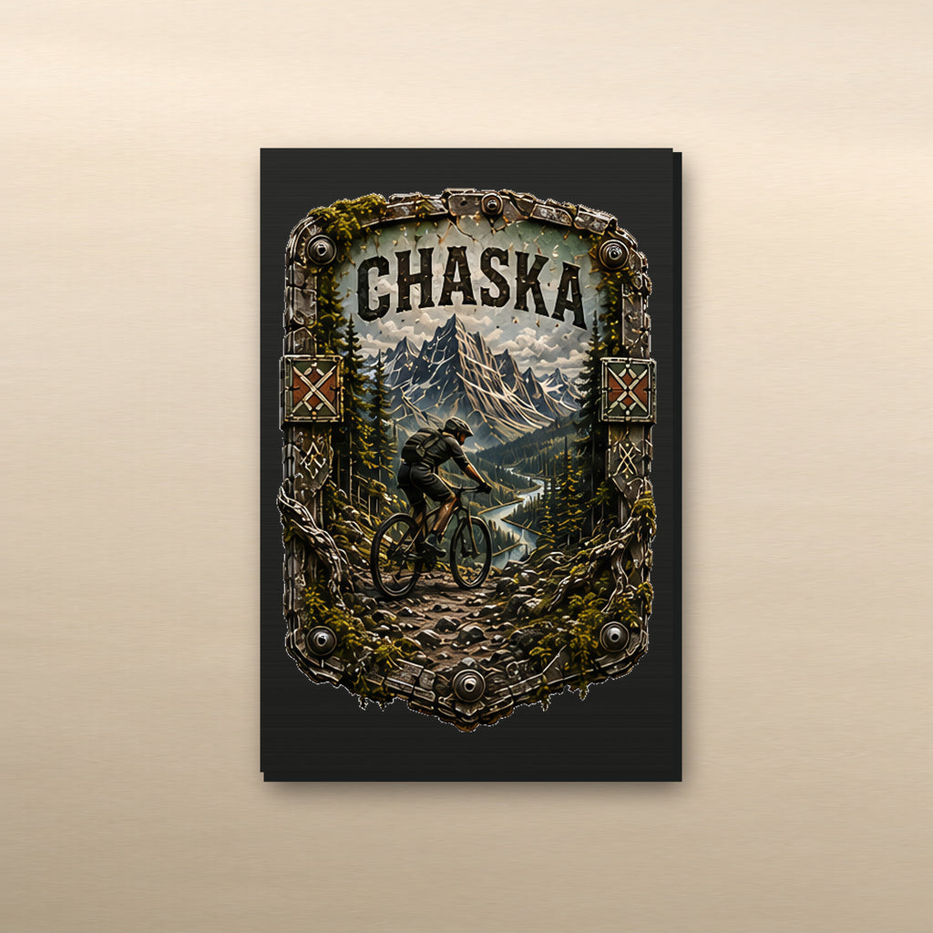 Chaska Trail Relics Small-Format Metal Painting — secondary / placement view