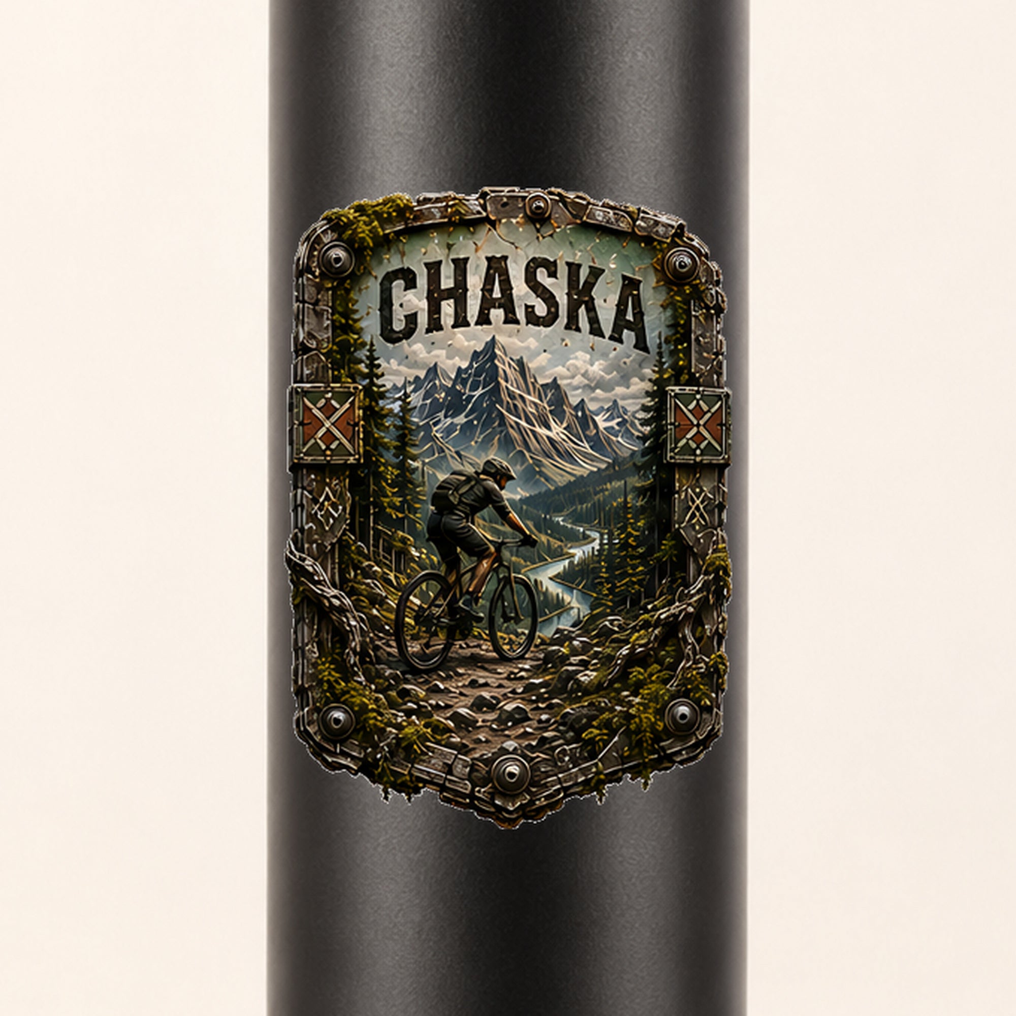 Chaska Trail Relics Insulated Straw Bottle — secondary / placement view
