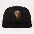 Evacuation Order Trail Relics Flat-Brim Cap — primary product mockup