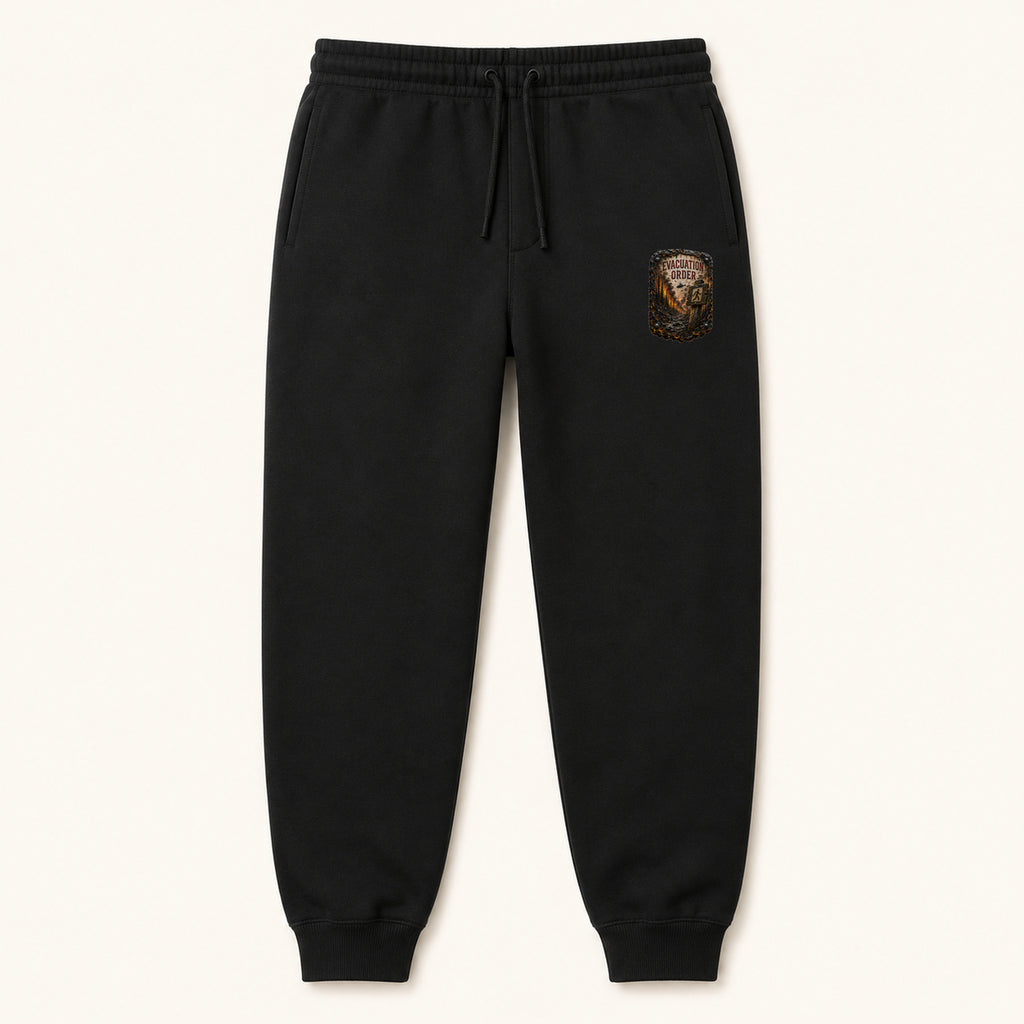 Evacuation Order Trail Relics Sweatpants — primary product mockup