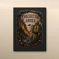 Evacuation Order Trail Relics Small-Format Metal Painting — primary product mockup