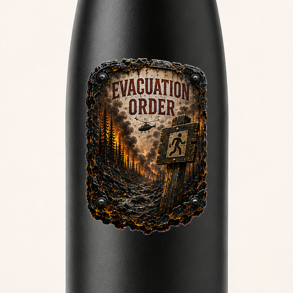 Evacuation Order Trail Relics Insulated Sport Bottle — secondary / placement view