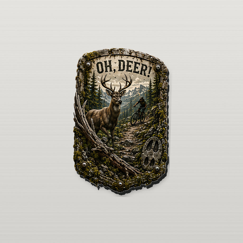 Oh, Deer! Trail Relics Contour Magnet — primary product mockup