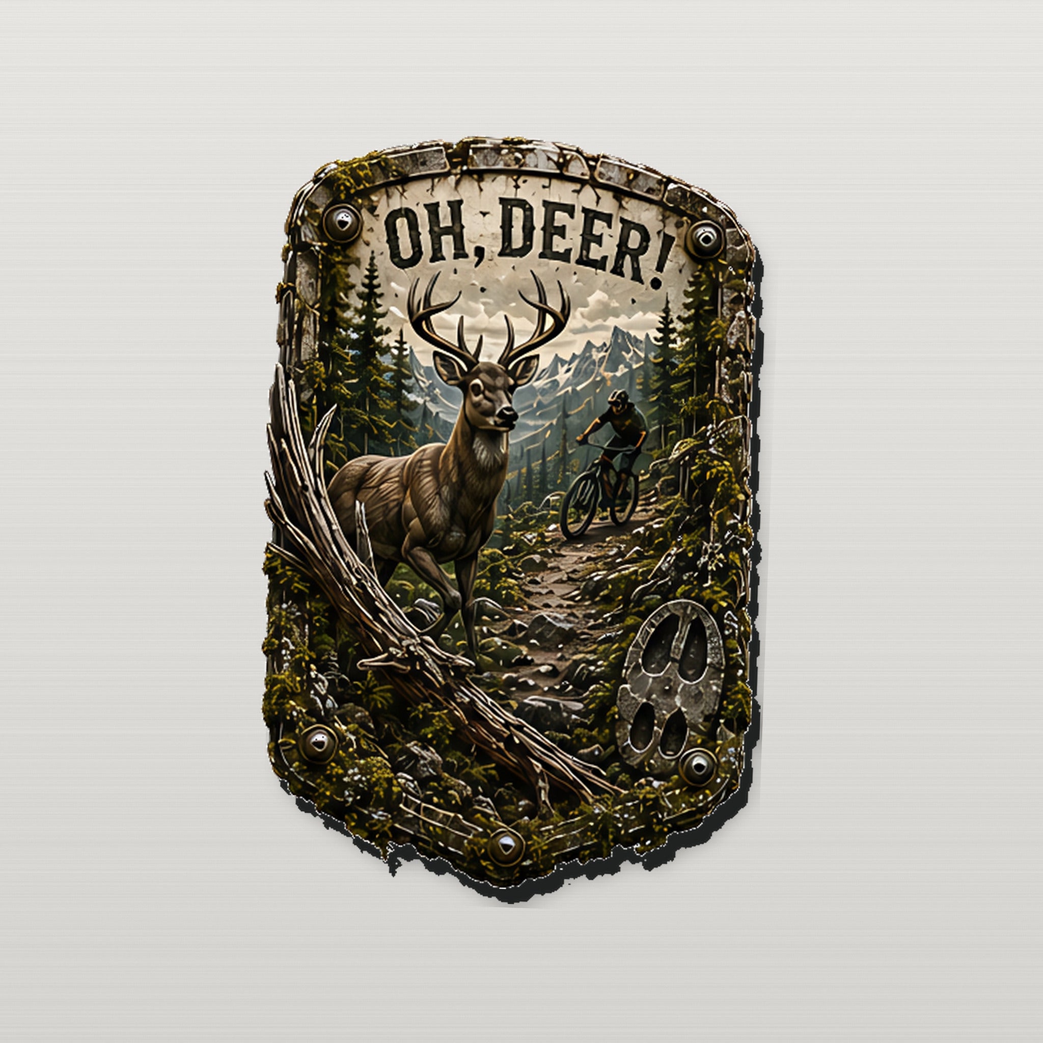 Oh, Deer! Trail Relics Contour Magnet — secondary / placement view