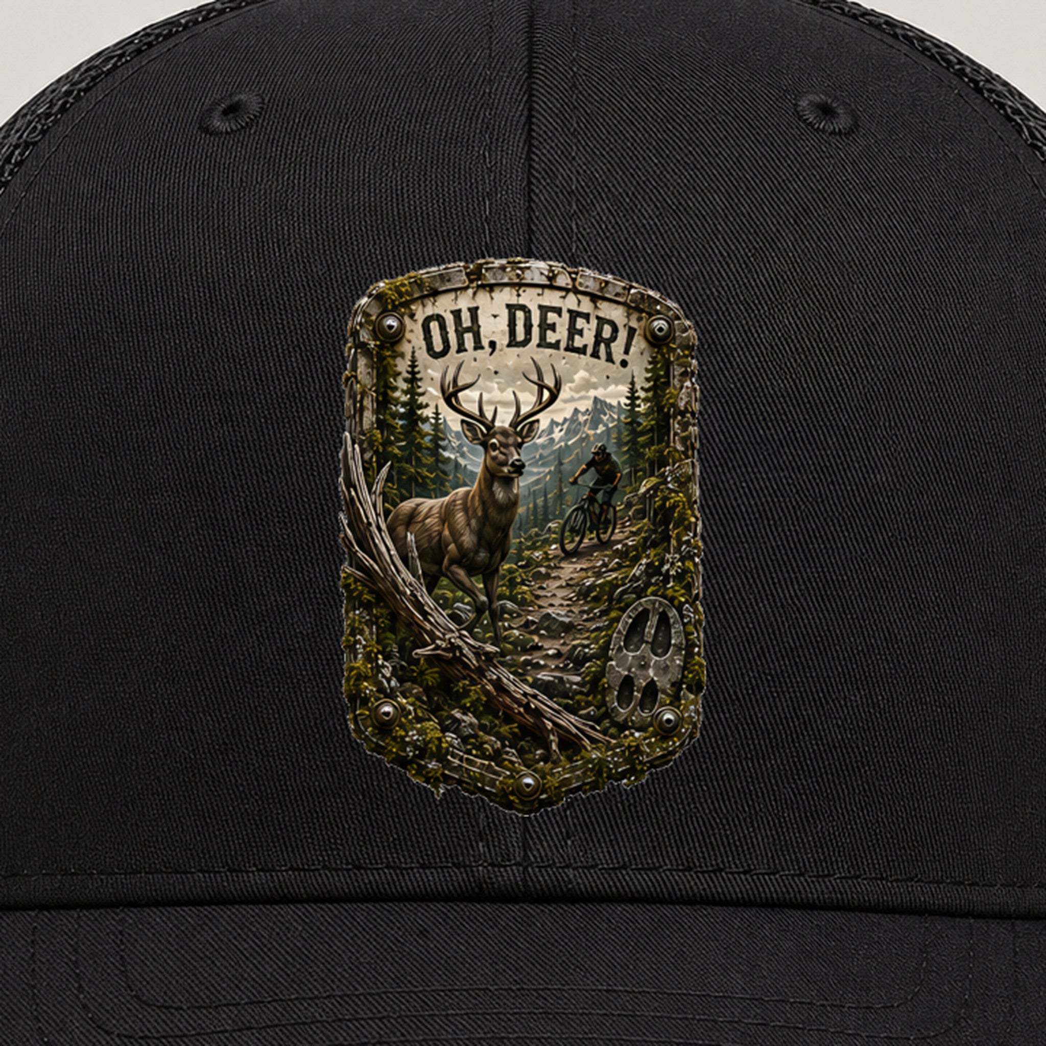 Oh, Deer! Trail Relics Mid-Pro Curved-Brim Cap — secondary / placement view