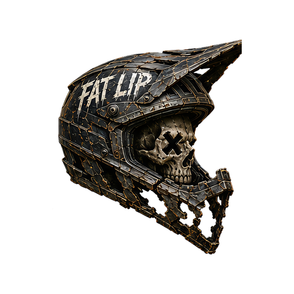 Fat Lip Trail Relics Contour Magnet — artwork-only detail