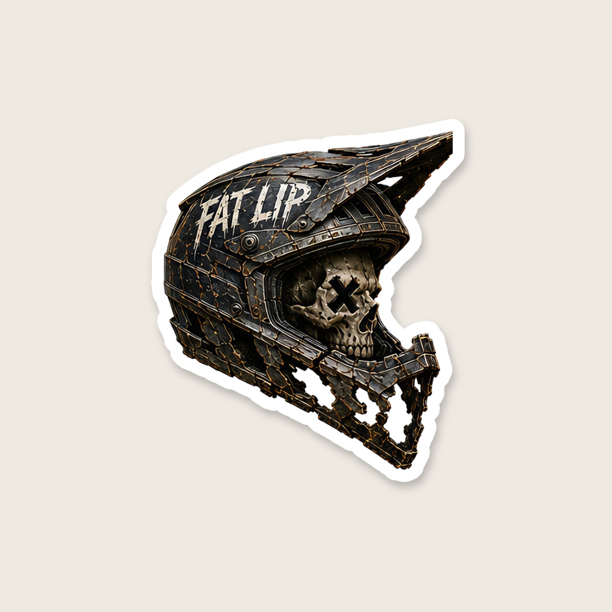 Fat Lip Trail Relics Matte Die-Cut Sticker — secondary / placement view