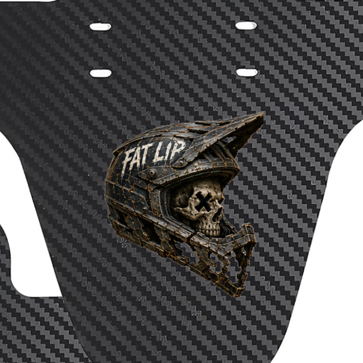 Fat Lip Trail Relics Mountain Bike Mudguard — secondary / placement view