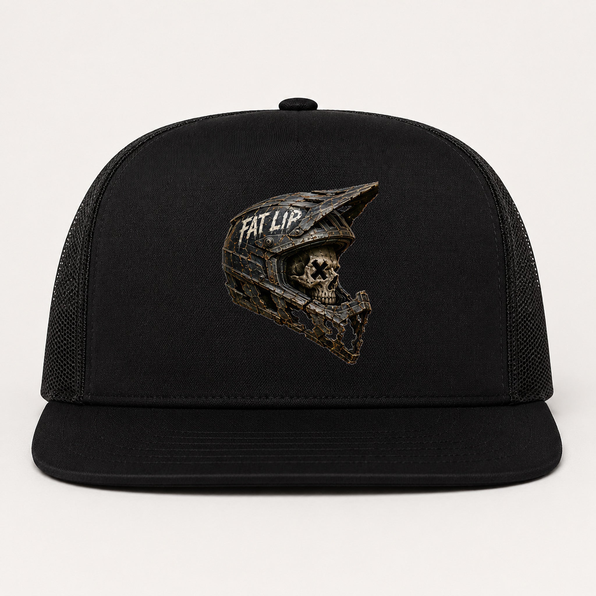 Fat Lip Trail Relics Flat-Brim Cap — primary product mockup