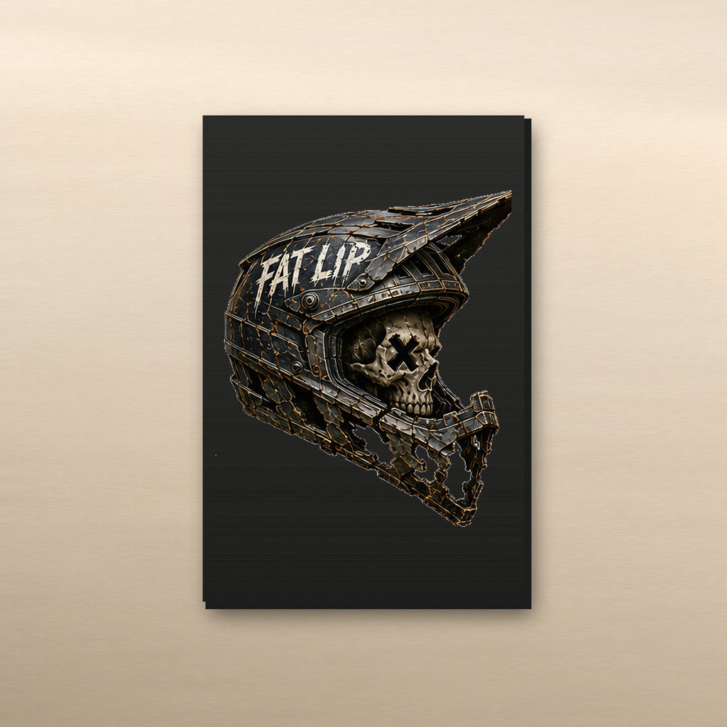Fat Lip Trail Relics Small-Format Metal Painting — secondary / placement view