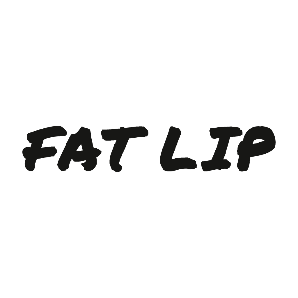 Fat Lip Trail Relics Name-Only Cut Vinyl Decal — artwork-only detail