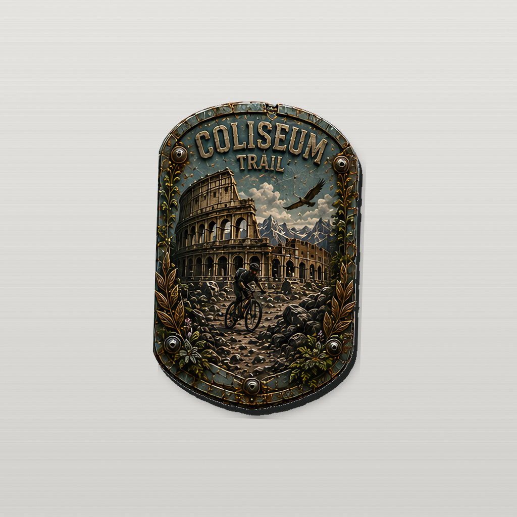 Coliseum Trail Trail Relics Contour Magnet — primary product mockup