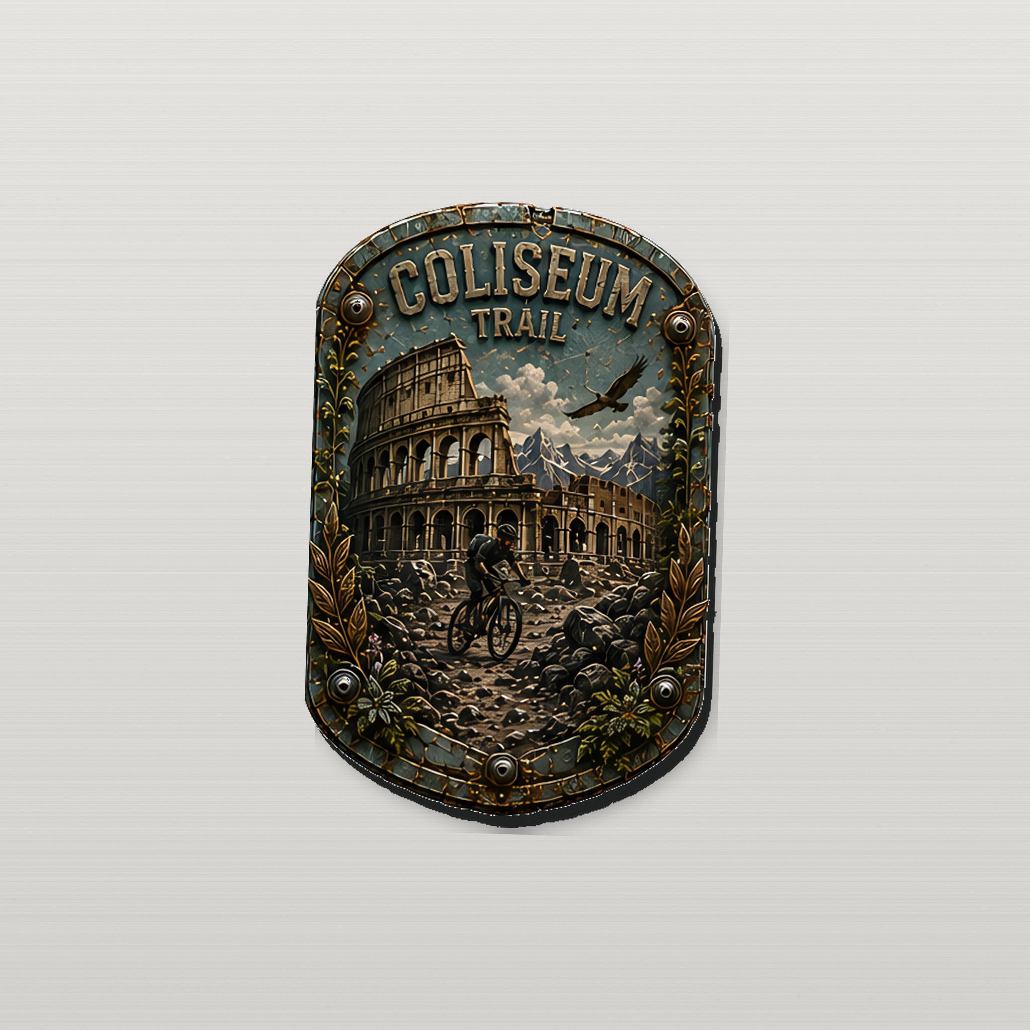 Coliseum Trail Trail Relics Contour Magnet — primary product mockup