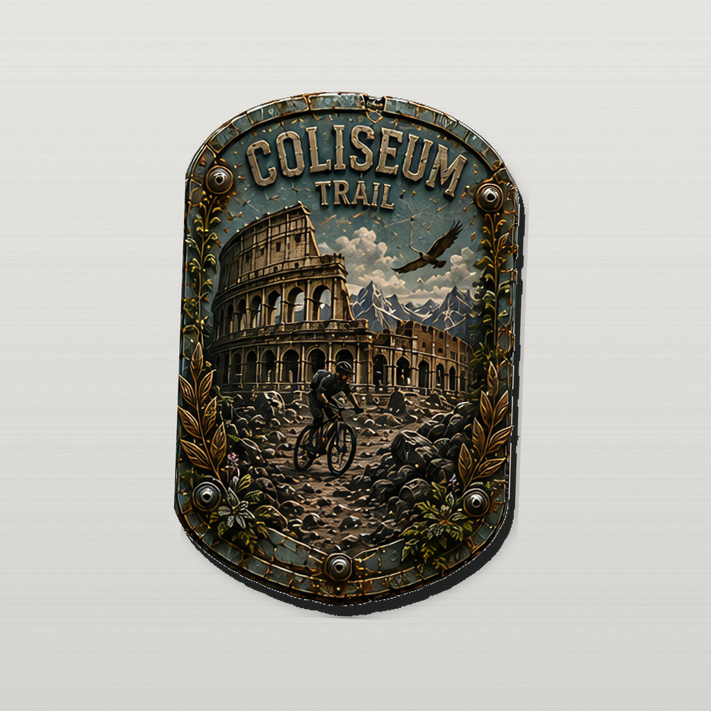 Coliseum Trail Trail Relics Contour Magnet — secondary / placement view