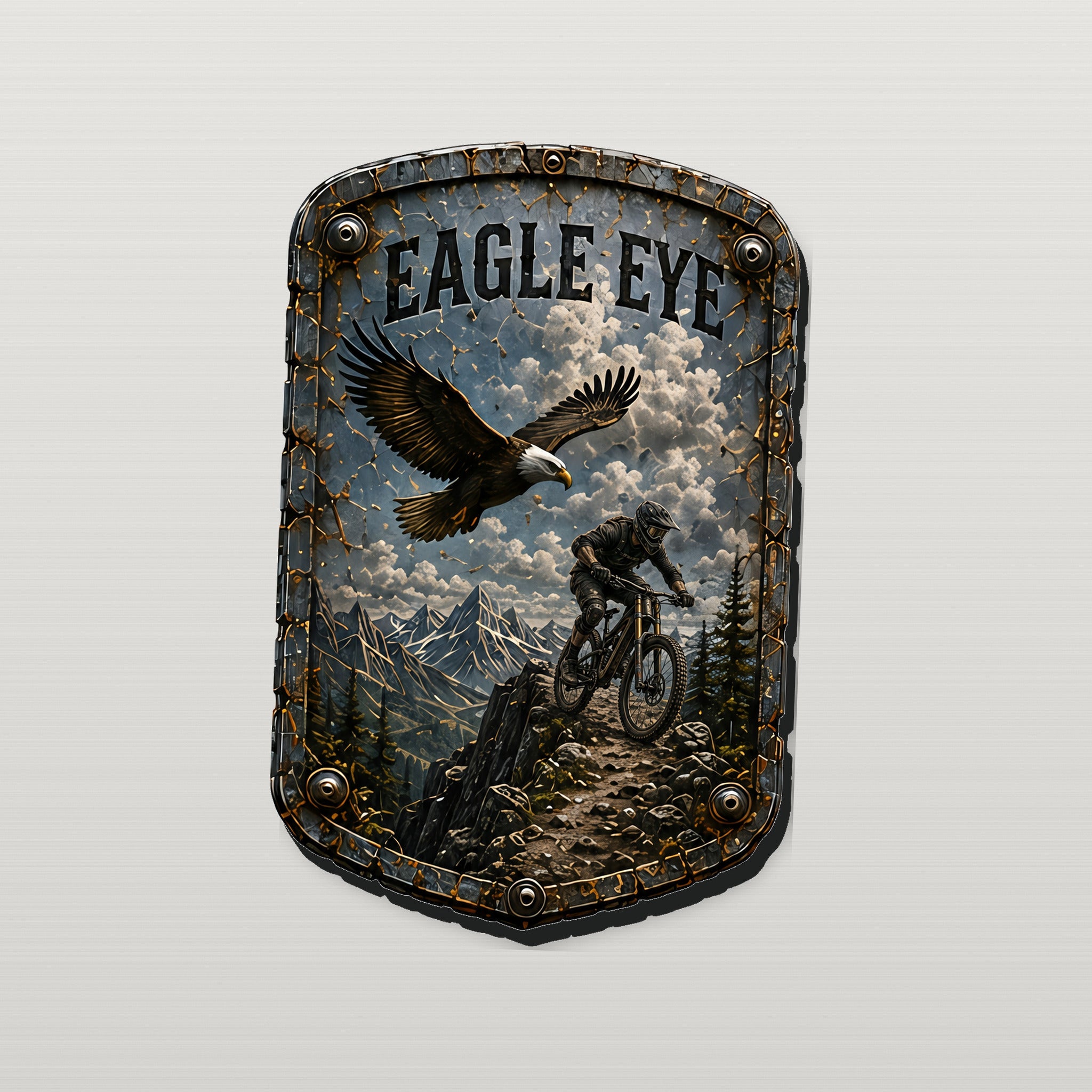 Eagle Eye Trail Relics Contour Magnet — side-edge close-up