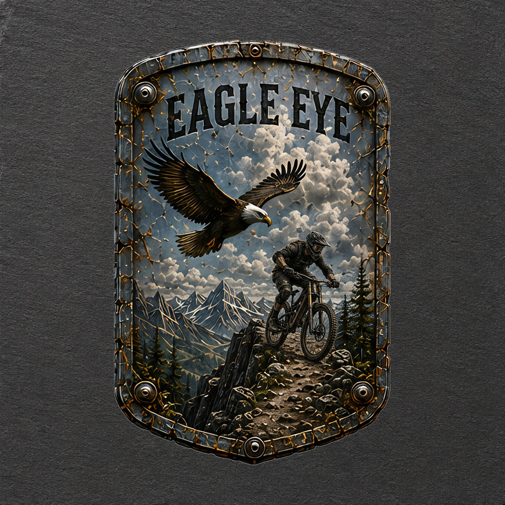 Eagle Eye Trail Relics Slate Coaster — colour-print close-up