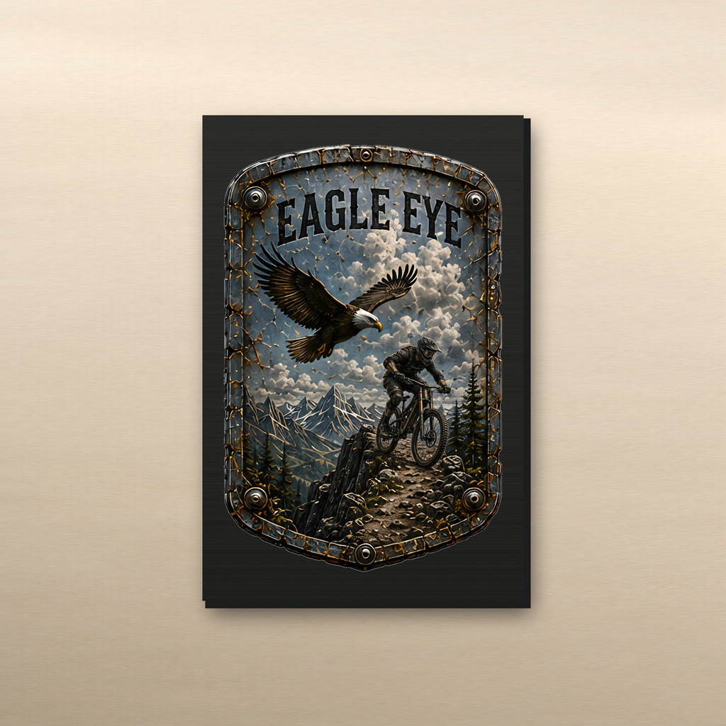 Eagle Eye Trail Relics Small-Format Metal Painting — 5.9 × 3.9 in view