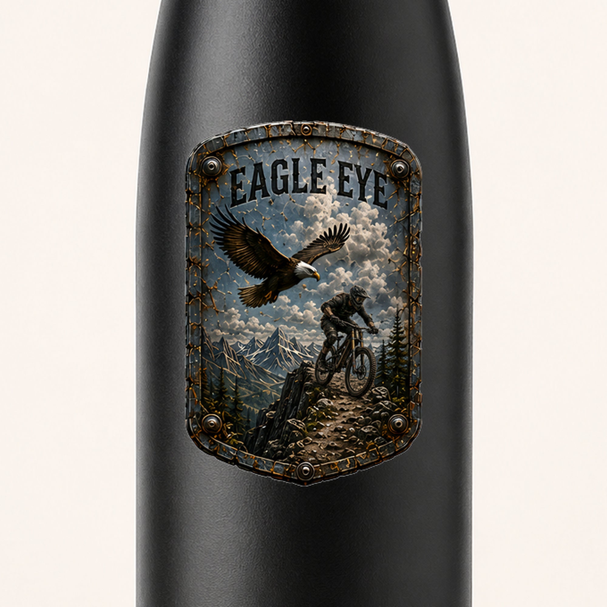 Eagle Eye Trail Relics Insulated Sport Bottle — UV-print close-up