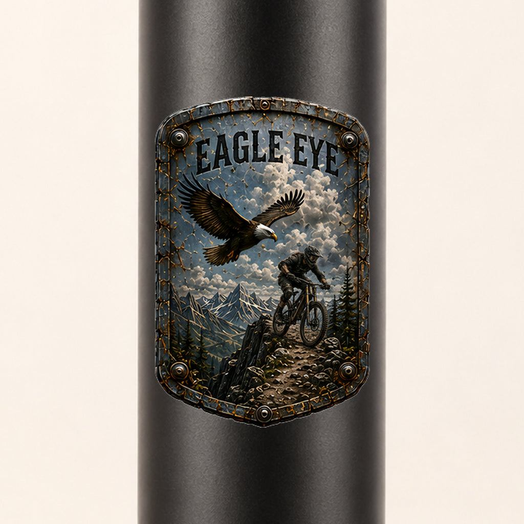 Eagle Eye Trail Relics Insulated Straw Bottle — UV-print close-up