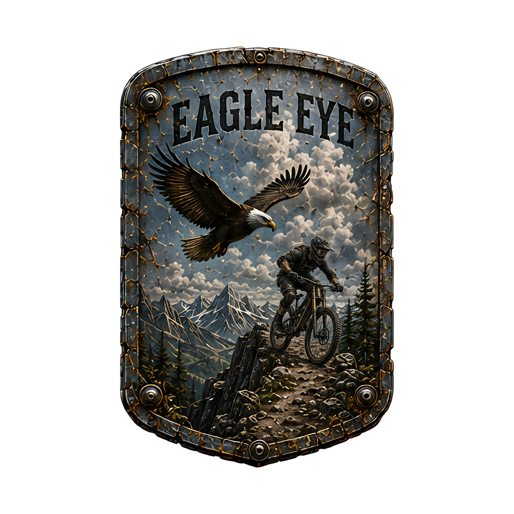 Eagle Eye Trail Relics Insulated Straw Bottle — artwork-only detail