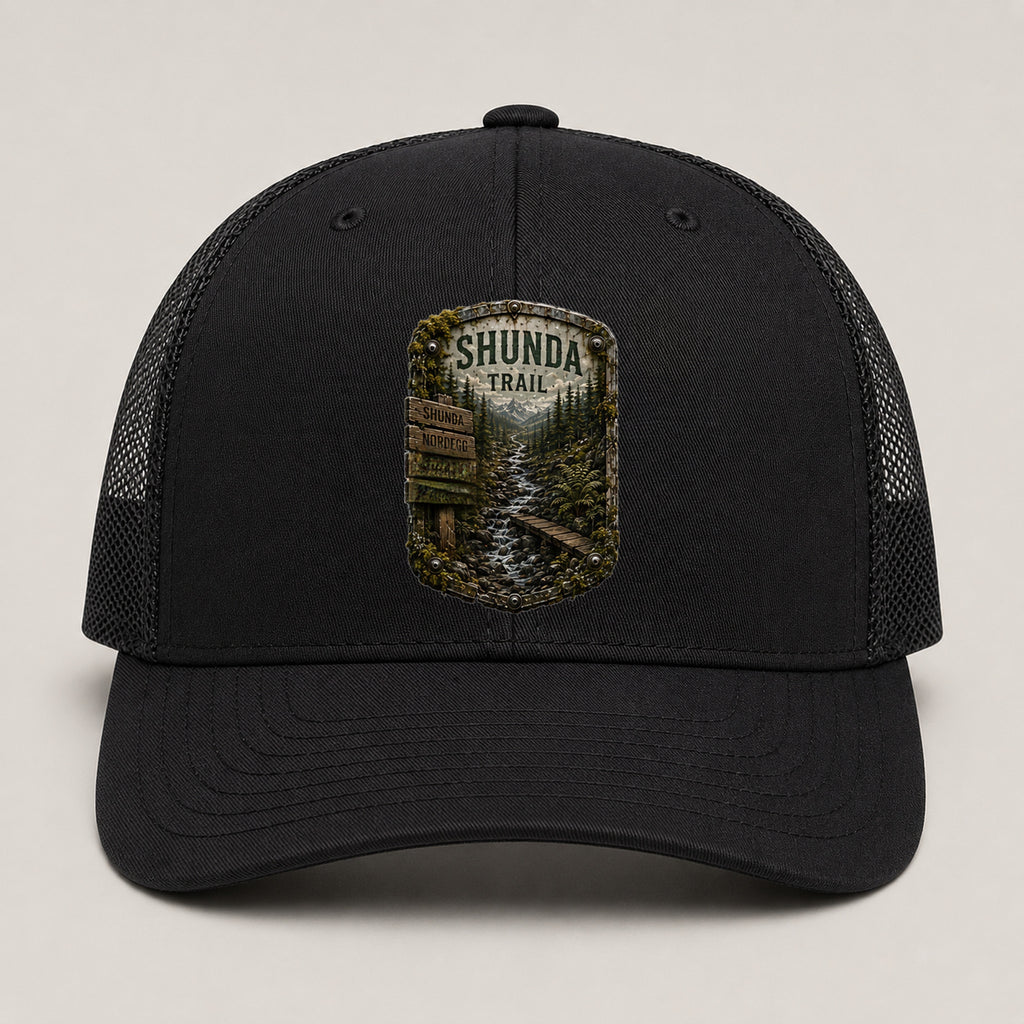 Shunda Trail Trail Relics Mid-Pro Curved-Brim Cap — primary product mockup