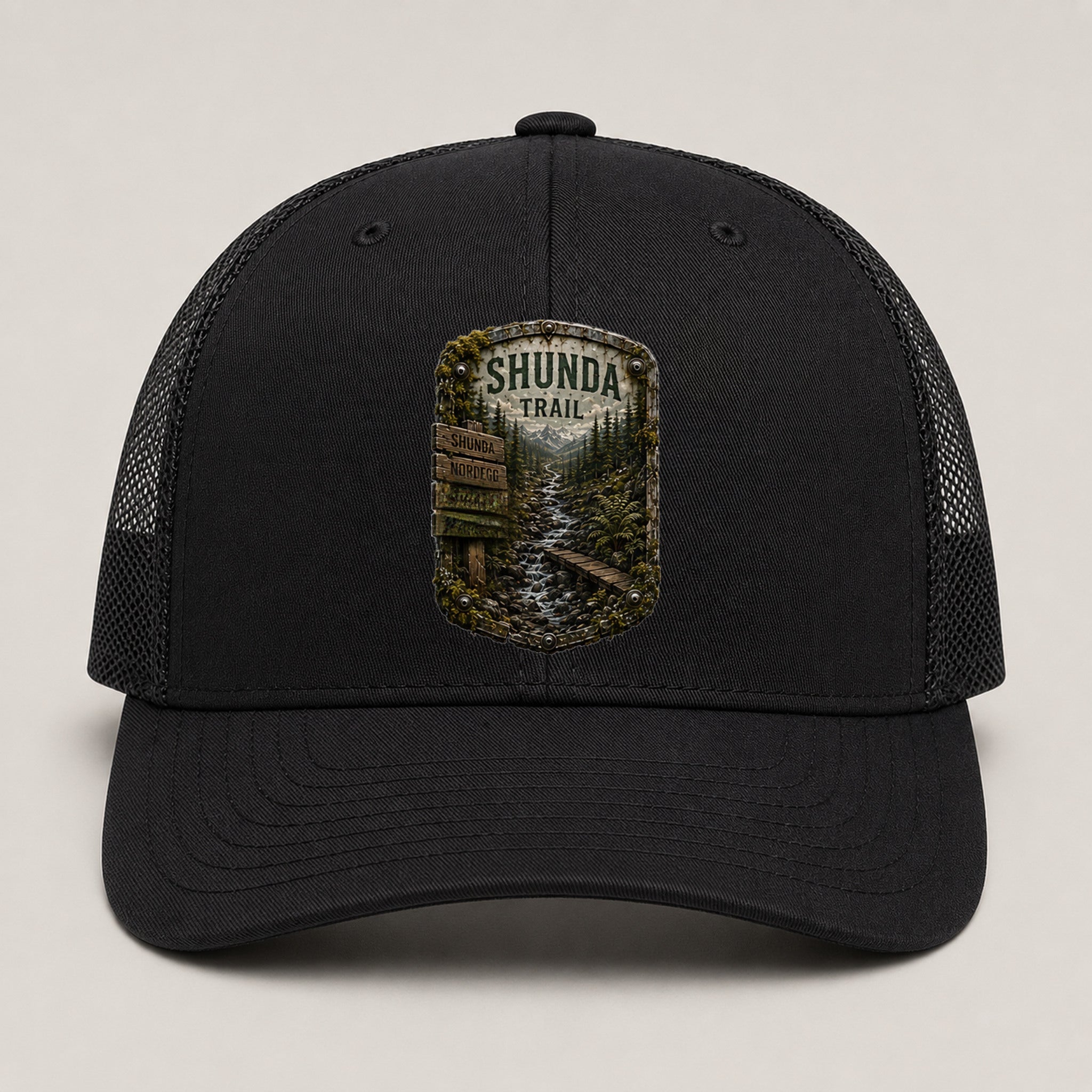 Shunda Trail Trail Relics Mid-Pro Curved-Brim Cap — primary product mockup