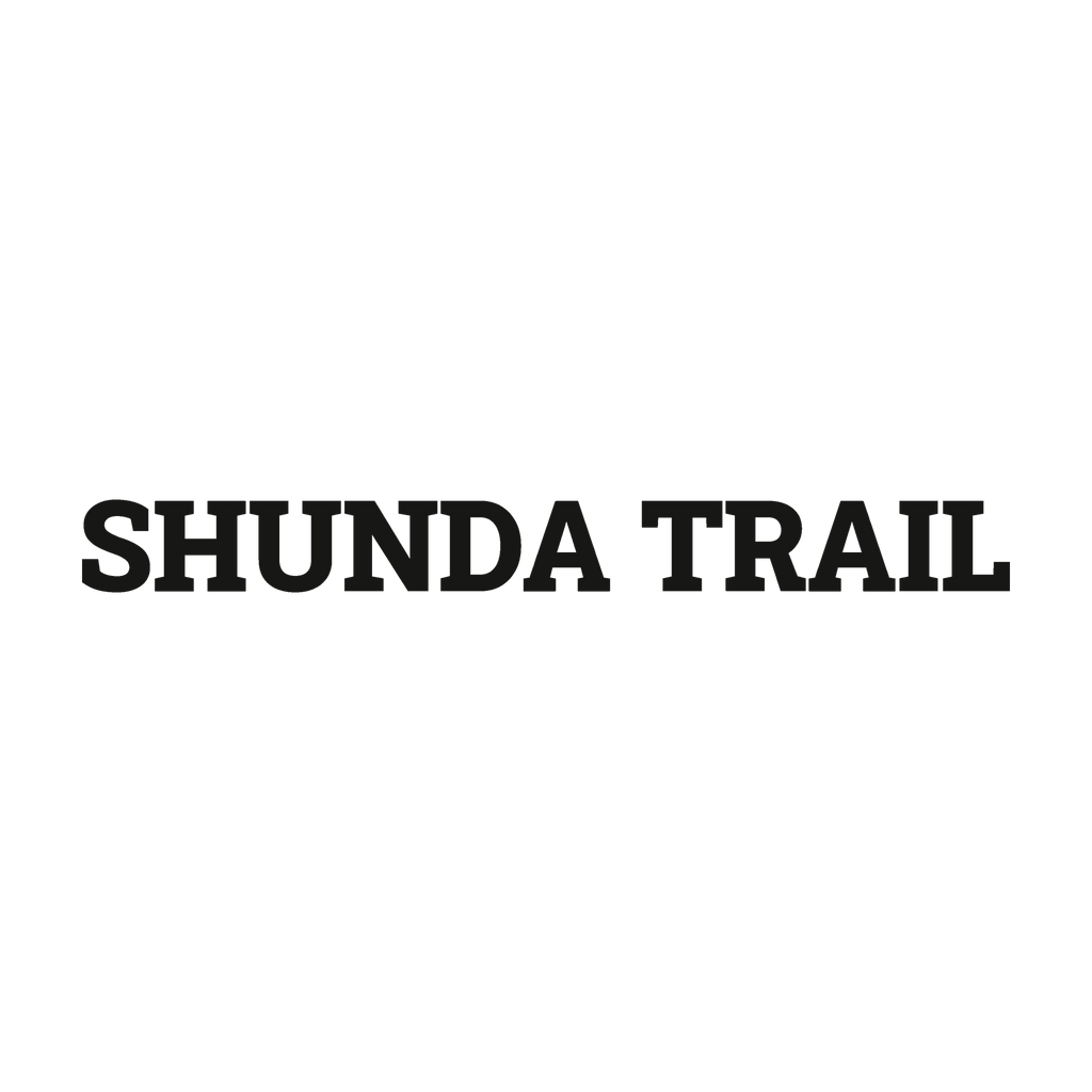 Shunda Trail Trail Relics Name-Only Cut Vinyl Decal — artwork-only detail