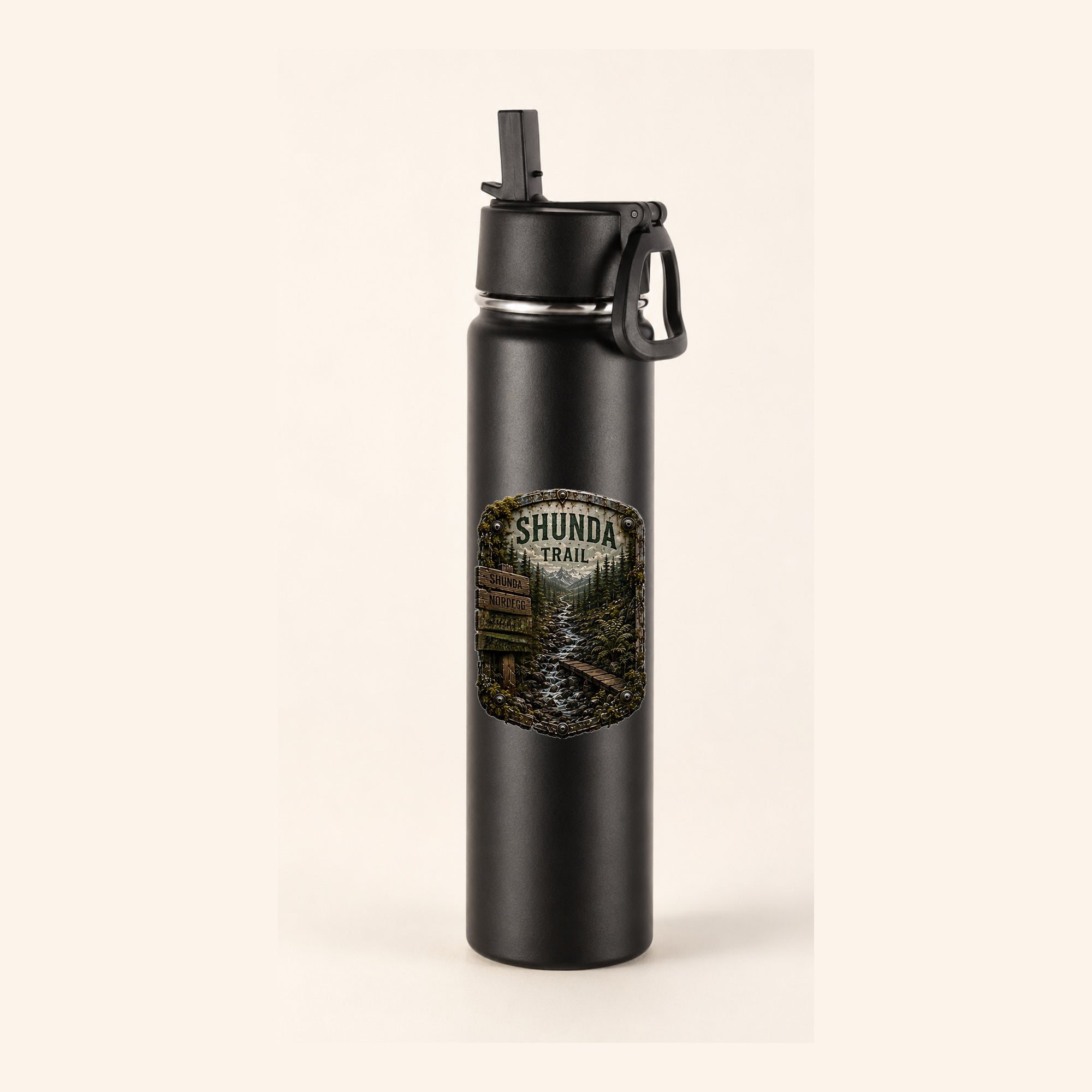 Shunda Trail Trail Relics Insulated Straw Bottle — primary product mockup