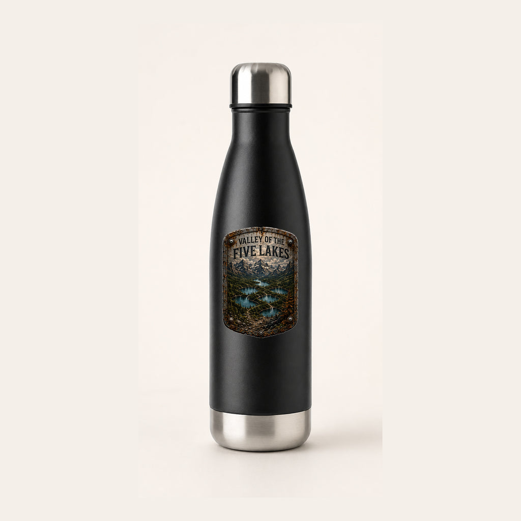 Valley of the Five Lakes Trail Relics Insulated Sport Bottle — primary product mockup