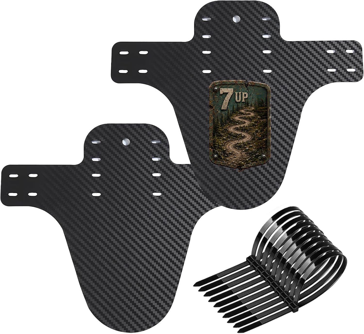 7 Up Trail Relics Mountain Bike Mudguard — primary product mockup