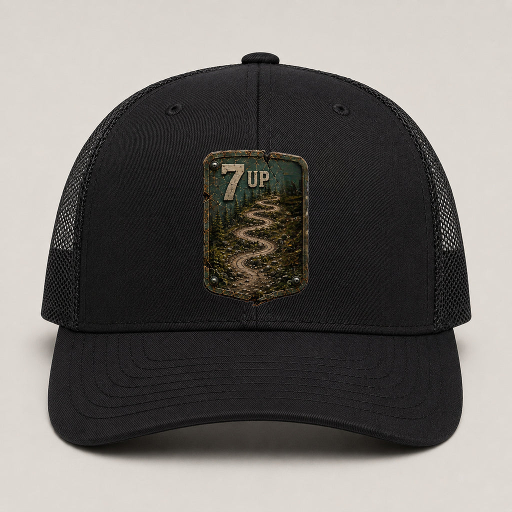 7 Up Trail Relics Mid-Pro Curved-Brim Cap — primary product mockup