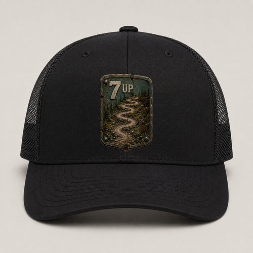 7 Up Trail Relics Mid-Pro Curved-Brim Cap — primary product mockup
