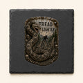 Tread Lightly Trail Relics Slate Coaster — primary product mockup