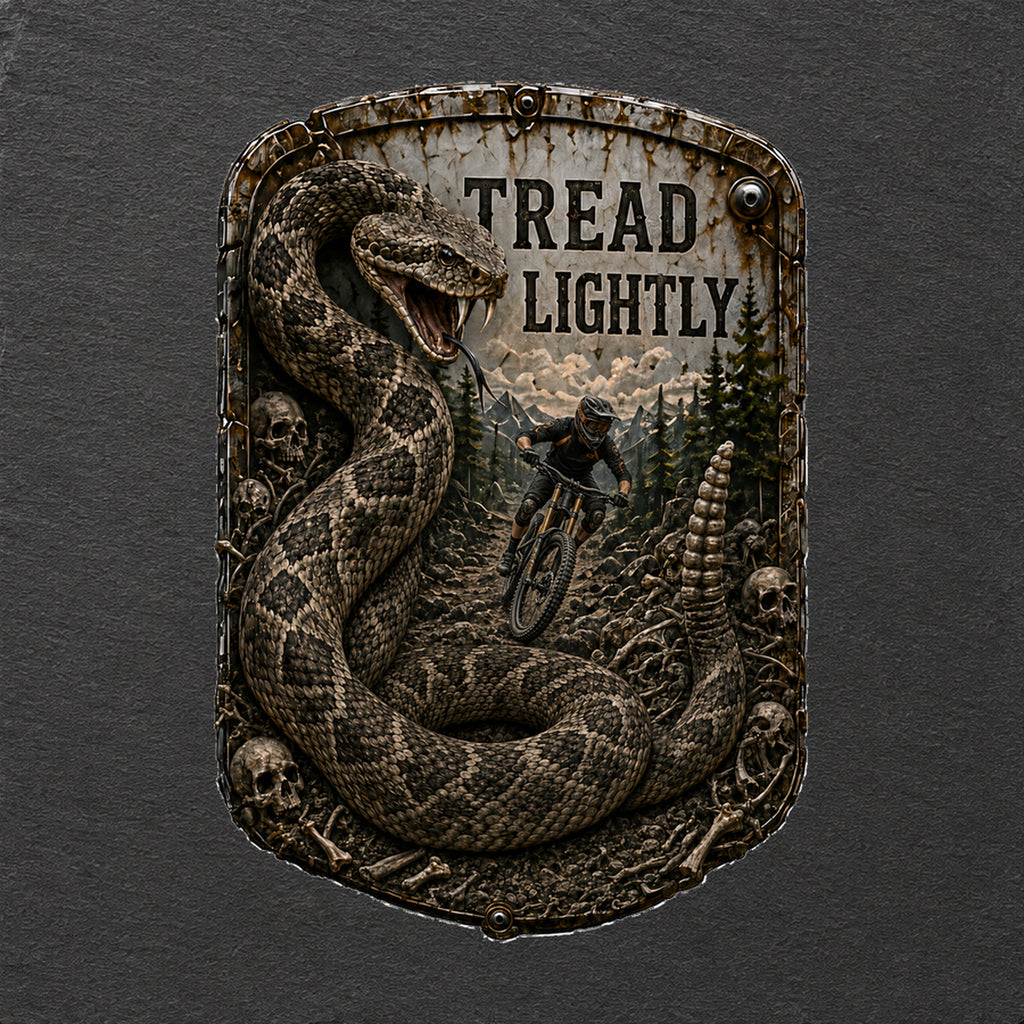 Tread Lightly Trail Relics Slate Coaster — colour-print close-up