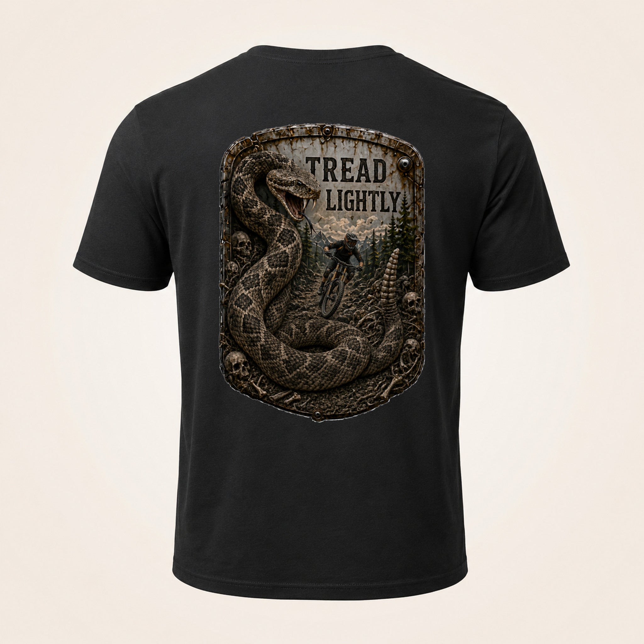 Tread Lightly Trail Relics T-Shirt — back mockup / hero
