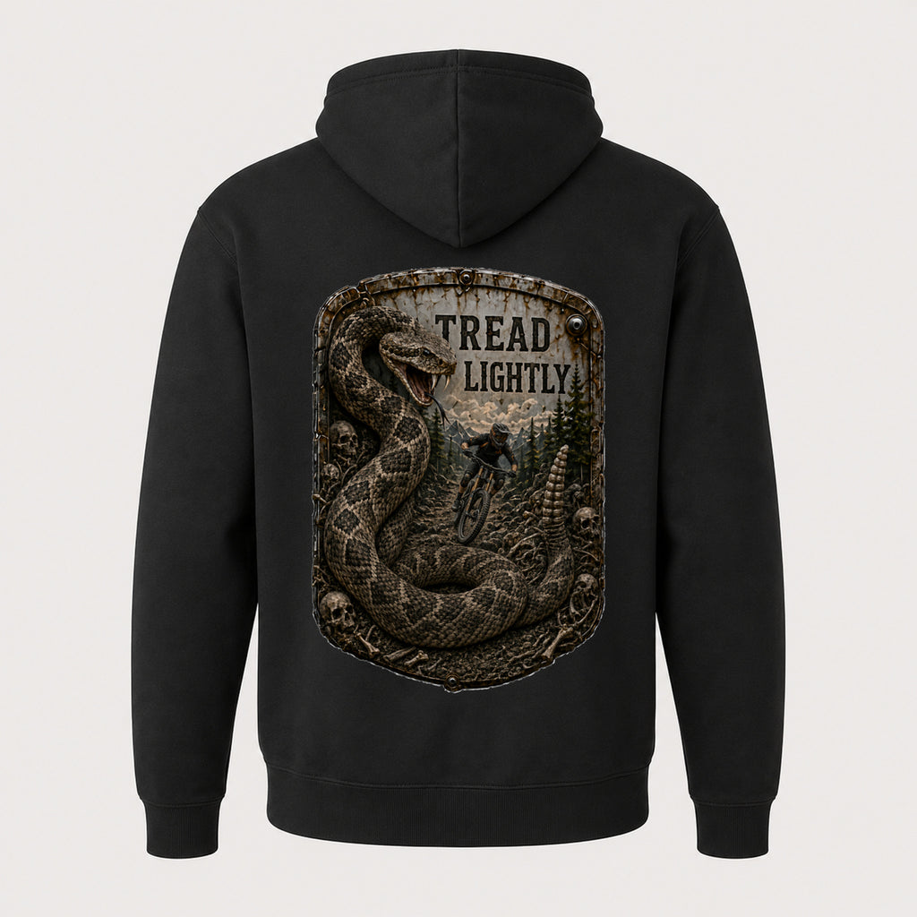 Tread Lightly Trail Relics Zip Hoodie — back mockup / hero