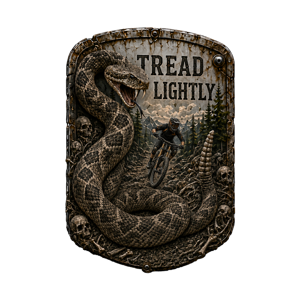 Tread Lightly Trail Relics Insulated Sport Bottle — artwork-only detail
