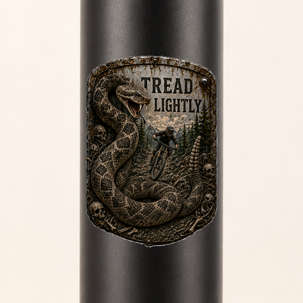 Tread Lightly Trail Relics Insulated Straw Bottle — UV-print close-up